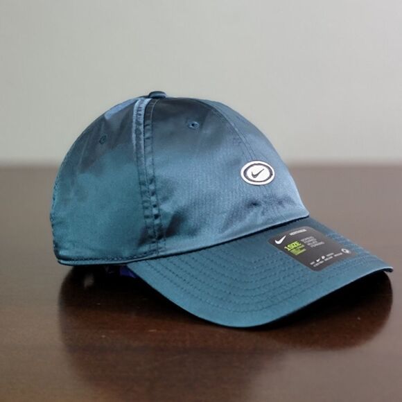 Nike Sportswear NSW Floral Satin Hat Blue Green - Picture 2 of 9